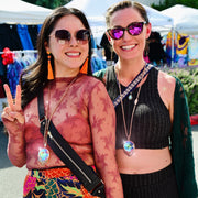 Grateful Dead Steal Your Prism Necklace | Rose Gold Hiouchi Jewels / Rose & Bolt Grateful Dead Jewelry Necklace {{Shop name}}