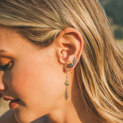 Grateful Dead Delilah Jones Earrings | Silver - Alternate View