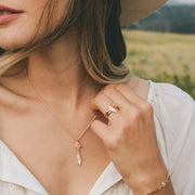 Grateful Dead Lady Lullaby Necklace | Rose Gold Hiouchi Jewels / Rose & Bolt Grateful Dead Jewelry Necklace {{Shop name}}