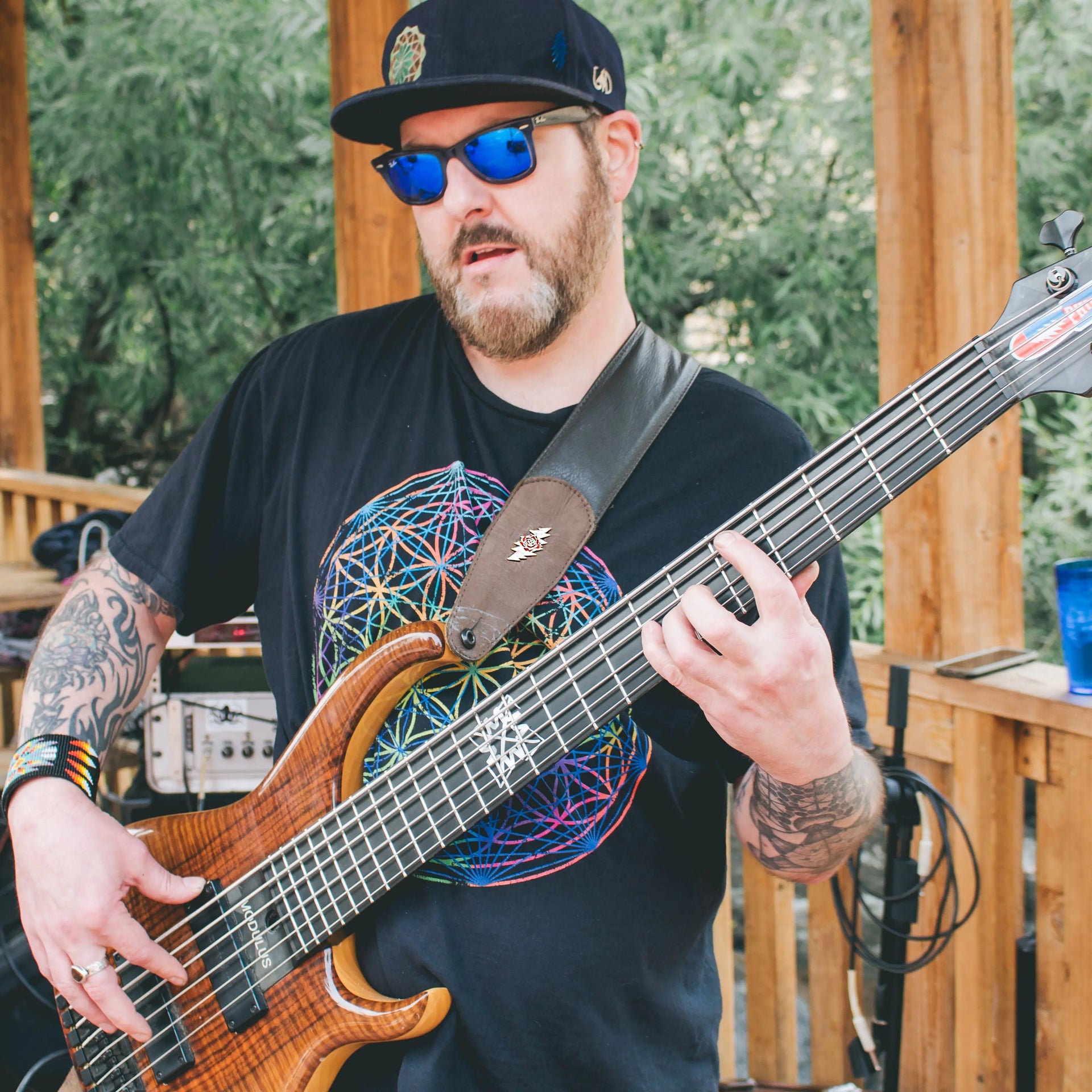 Grateful Dead Rose & Bolt Logo Pin | Gold Hiouchi Jewels / Rose & Bolt Grateful Dead Jewelry Pin {{Shop name}}