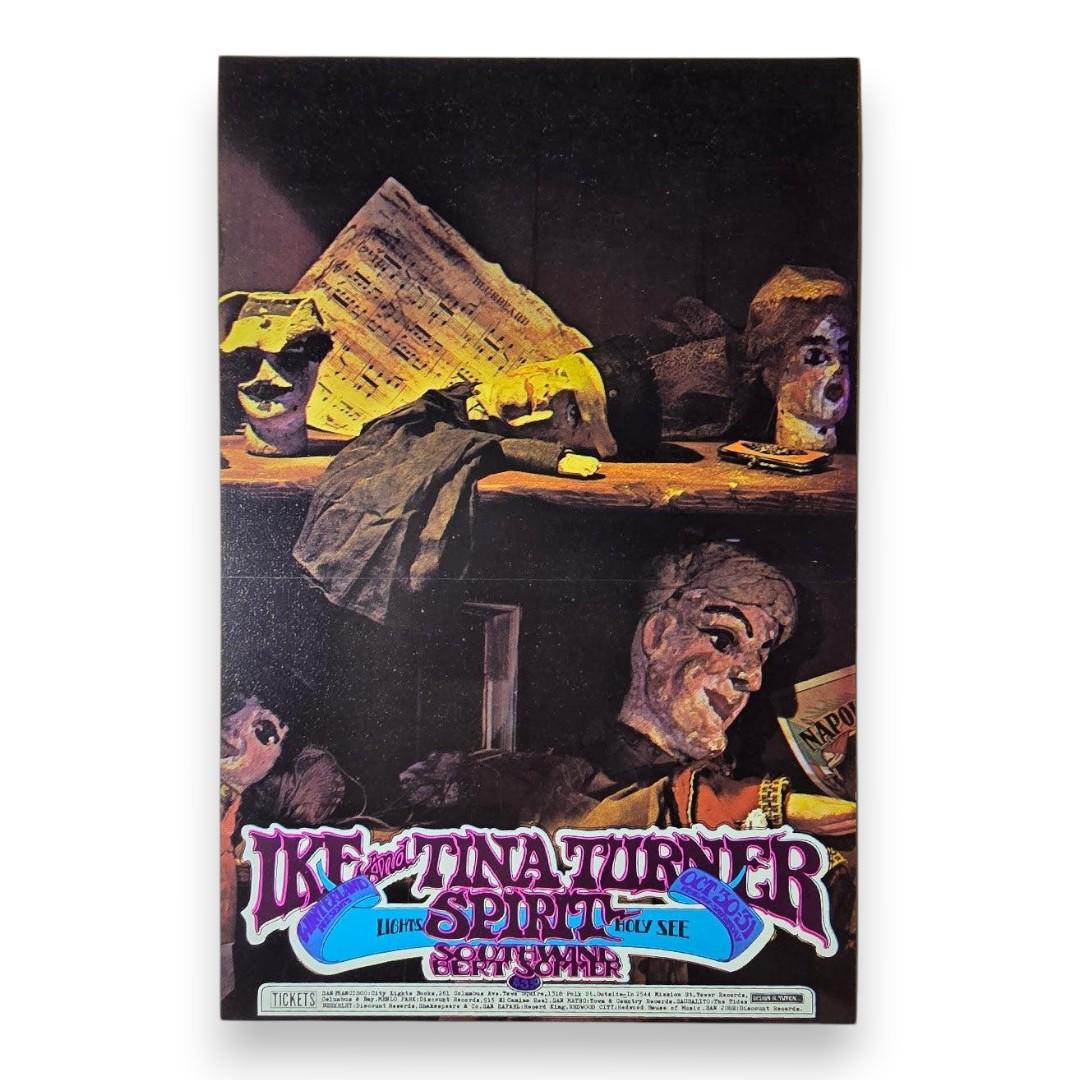 Ike & Tina Turner, Spirit – Winterland, San Francisco (Oct 30–31, 1970) by Randy Tuten (Handbill)