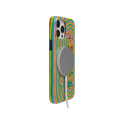Side View of Grateful Dead iPhone Case with Tie Dye Bears Design