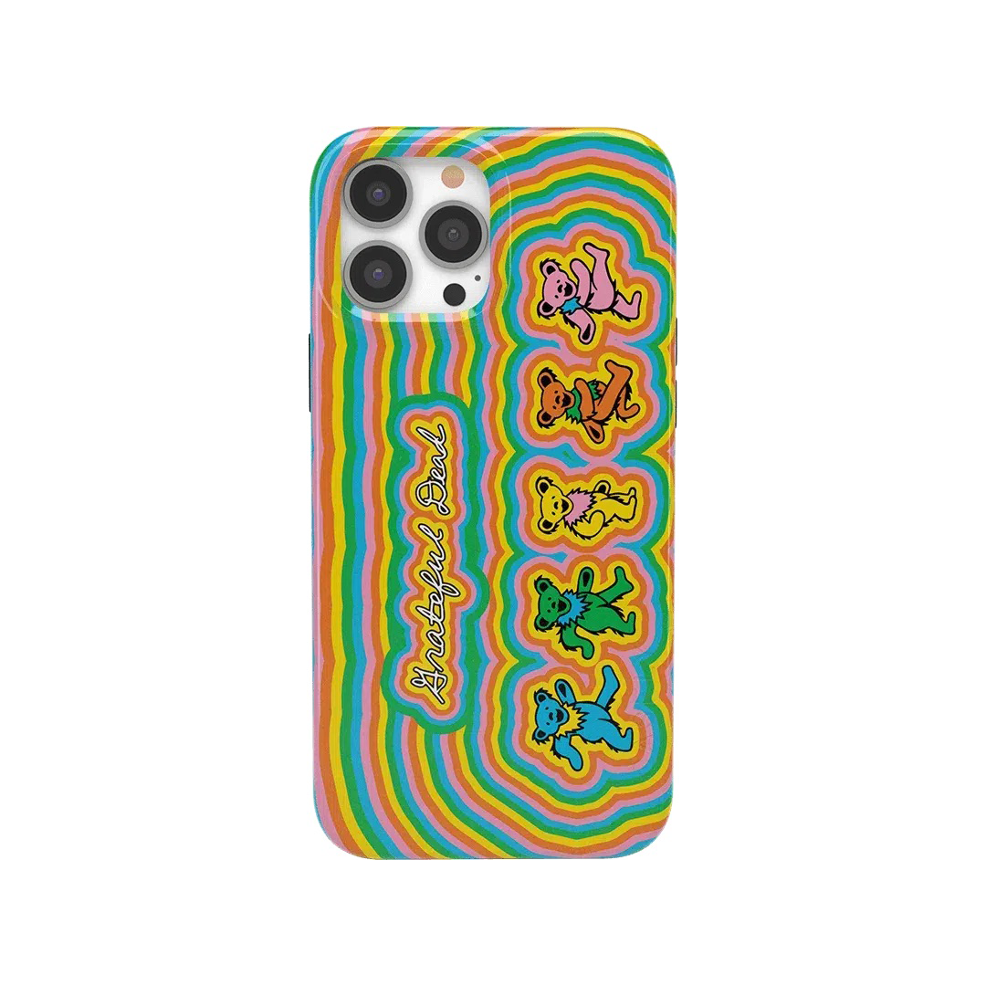 Grateful Dead Dancing Bears iPhone Case in Vibrant Colors