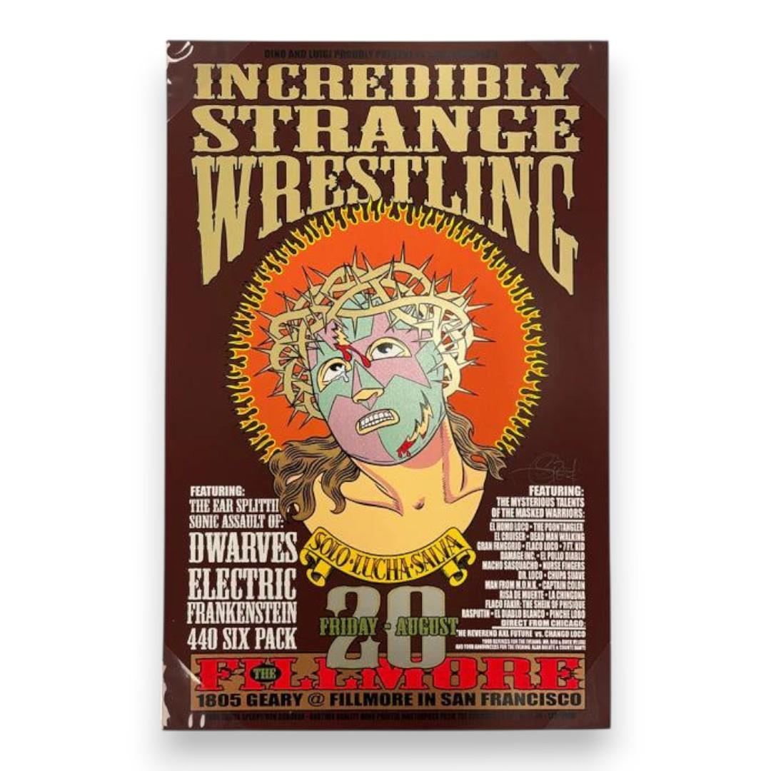 Incredibly Strange Wrestling, Dwarves, Electric Frankenstein, 440 Six Pack – The Fillmore, San Francisco (Aug 20, 1999) by Chuck Sperry