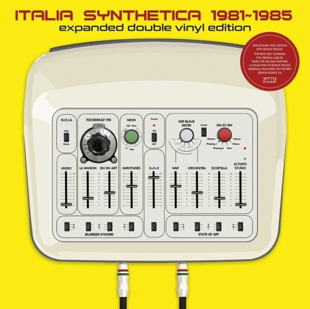 Italia Synthetica 1981-1985 / Var – Italia Synthetica 1981-1985 / Var (Exp LP Vinyl)
