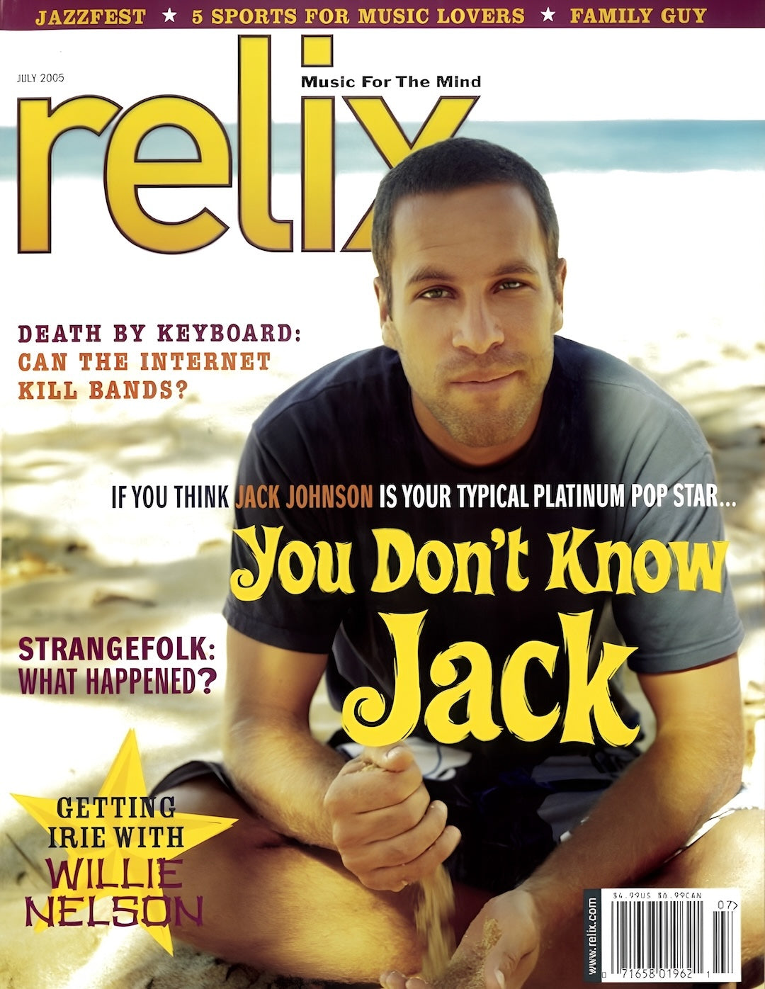 Jack Johnson - July 2005 Relix Issue