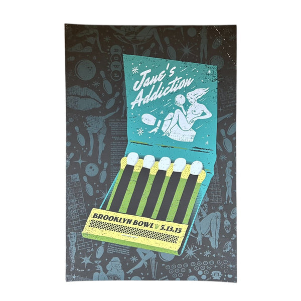 Jane's Addiction at Brooklyn Bowl Poster (May 13, 2015)