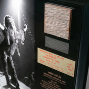 Janis Joplin | Framed Woodstock Stage and Original Ticket - Back