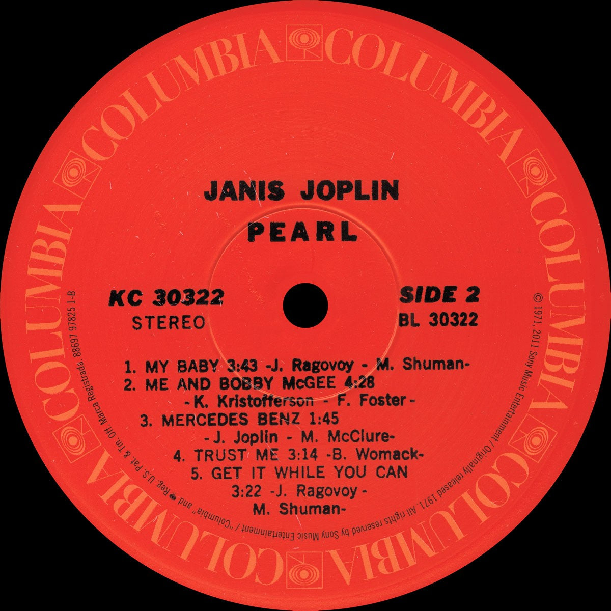 Janis Joplin – Pearl (180 Gram LP Vinyl) - Close-Up