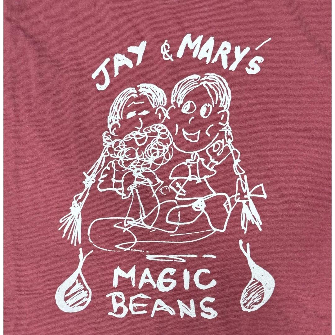 Jay And Mary's Magic Beans Crimson T-Shirt - Detail