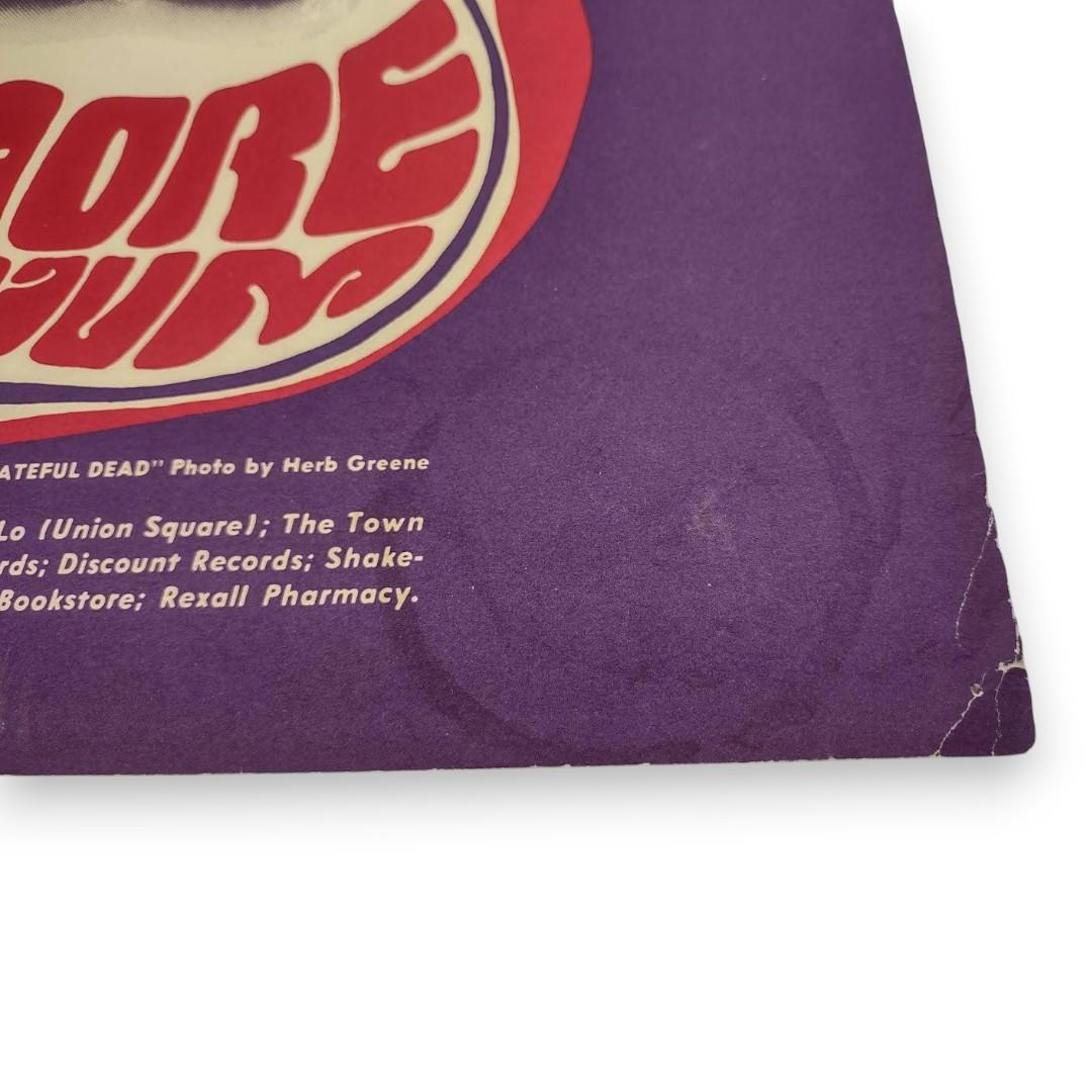 Jefferson Airplane, Grateful Dead – The Fillmore, San Francisco (Aug 12–13, 1966) by Wes Wilson (3rd Edition, Fair Condition)