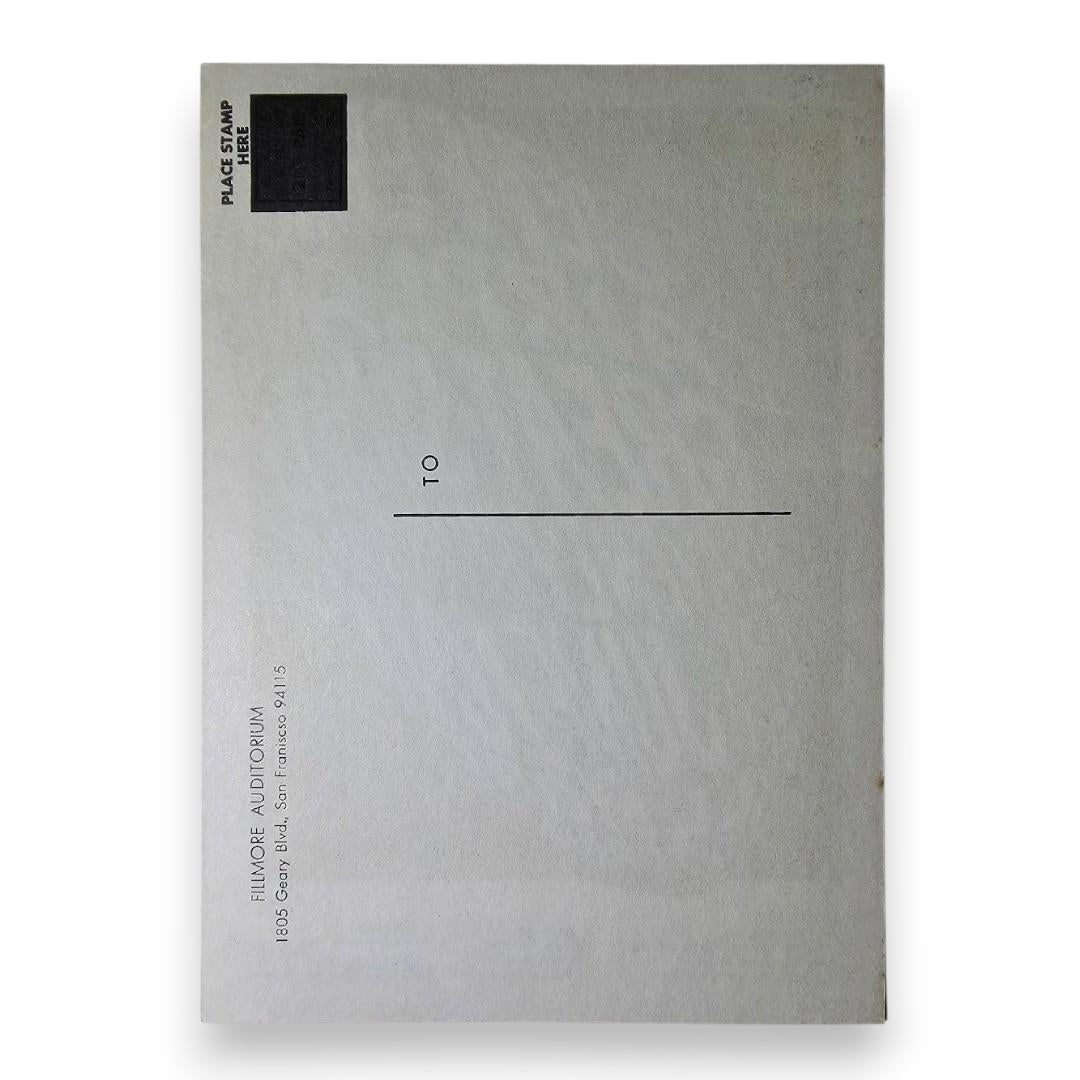 Jefferson Airplane, Great Society, The Heavenly Blues Band, The Fillmore by Wes Wilson | June 10-11, 1966 | Vintage Postcard