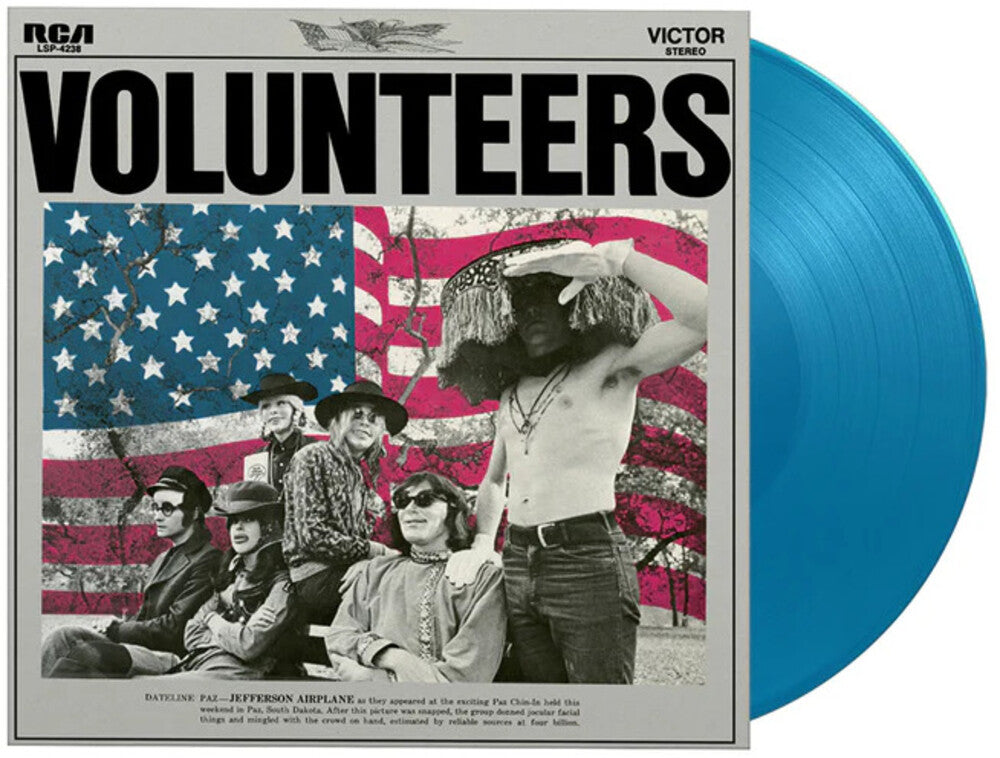 Jefferson Airplane – Volunteers (180 Gram Blue LP Vinyl) - Front