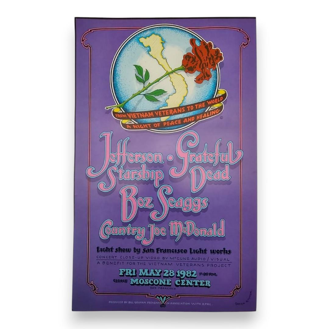 Jefferson Starship, Grateful Dead – Moscone Center, San Francisco (May 28, 1982) by Randy Tuten
