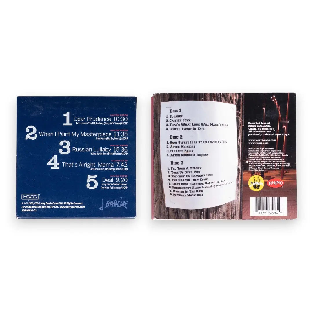 Jerry Garcia - After Midnight & WAY After Midnight (4-CDs)