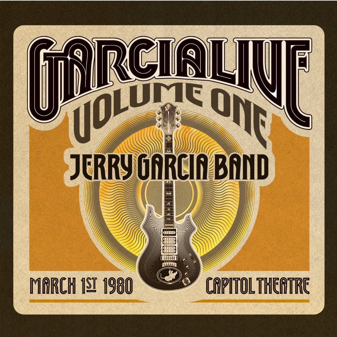 Jerry Garcia Band – GarciaLive Vol. 1: March 1st, 1980 Capitol Theatre (3–CD) - Back