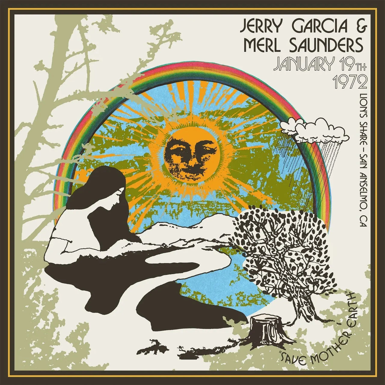 Jerry Garcia Band – Heads & Tails Vol. 1 (Cloudy Blue LP Vinyl) - Back