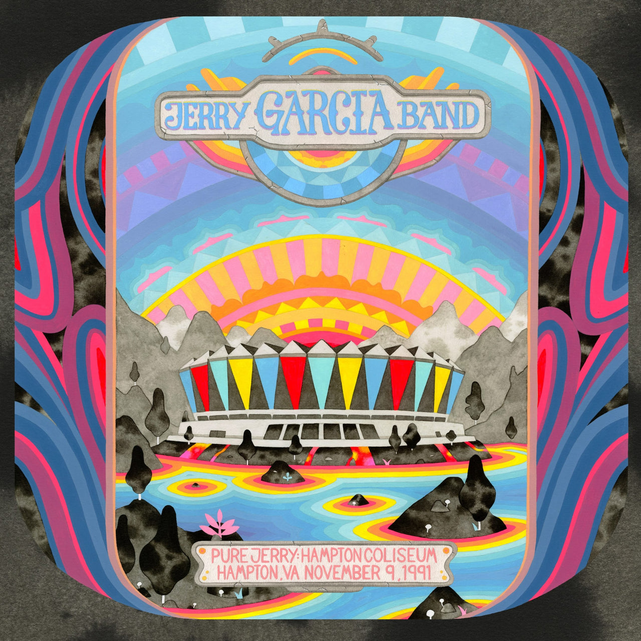 Jerry Garcia Band – Pure Jerry: Coliseum, Hampton, VA, November 9, 1991 (5–LP Vinyl) - Back