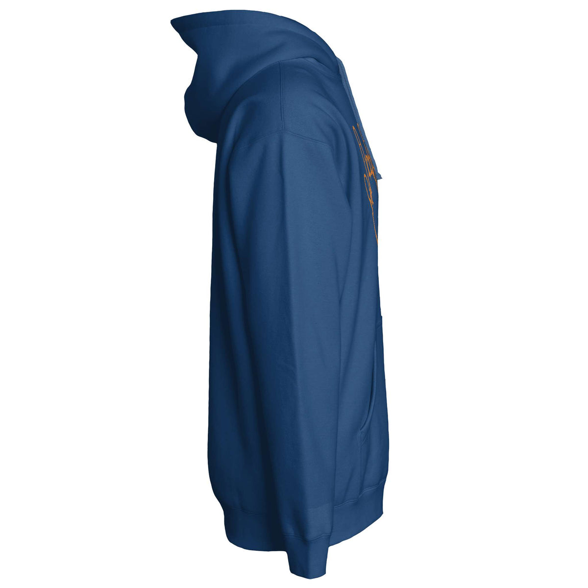 Jerry Garcia Blue & Orange Hand Heavyweight Hoodie - Royal