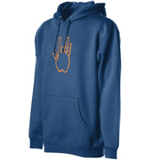 Jerry Garcia Blue & Orange Hand Heavyweight Hoodie - Royal