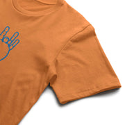 Jerry Garcia Blue & Orange Hand Heavyweight T-Shirt - Orange