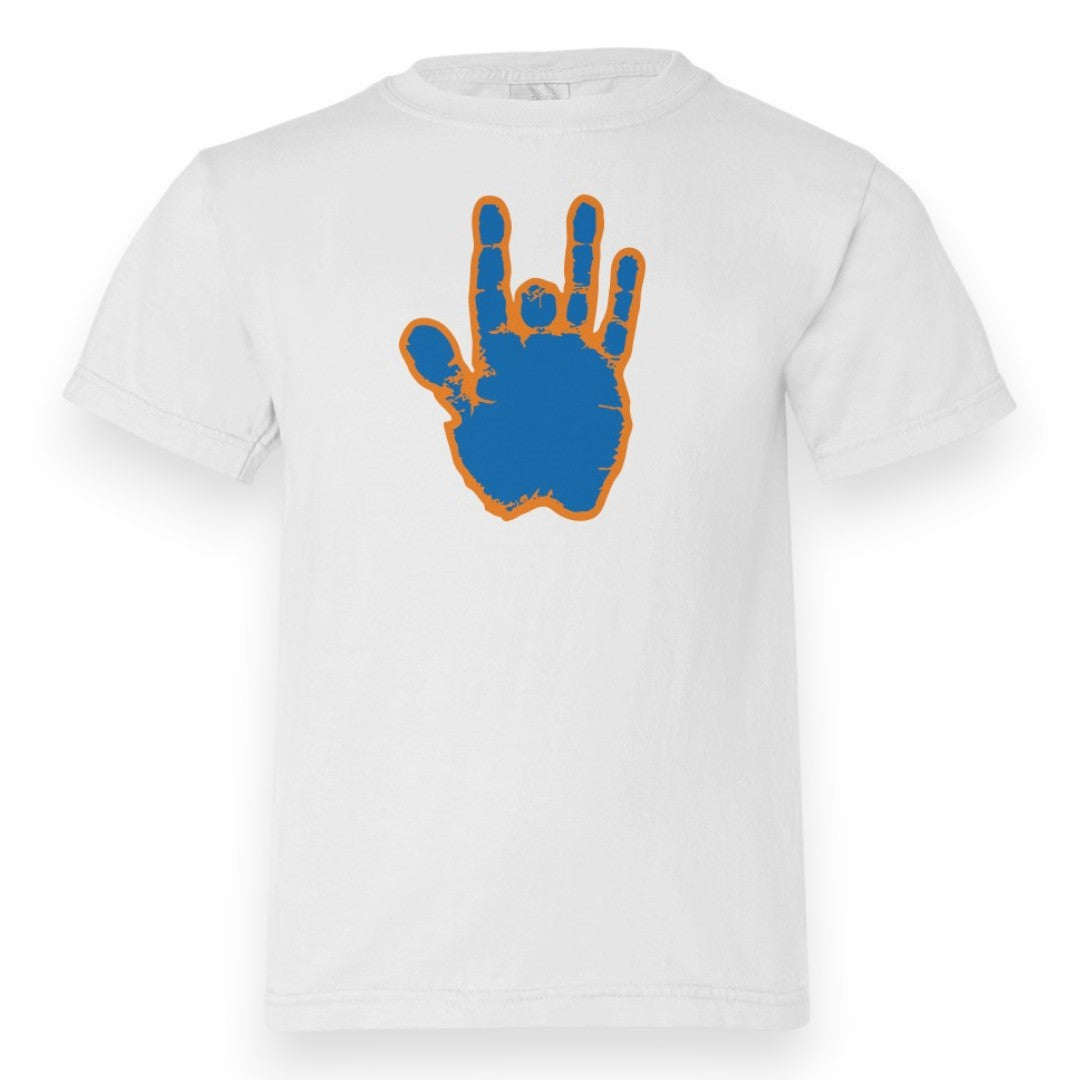Jerry Garcia Blue & Orange Hand T-Shirt (Kids)