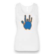 Jerry Garcia Blue & Orange Hand Tank Top (Women's)