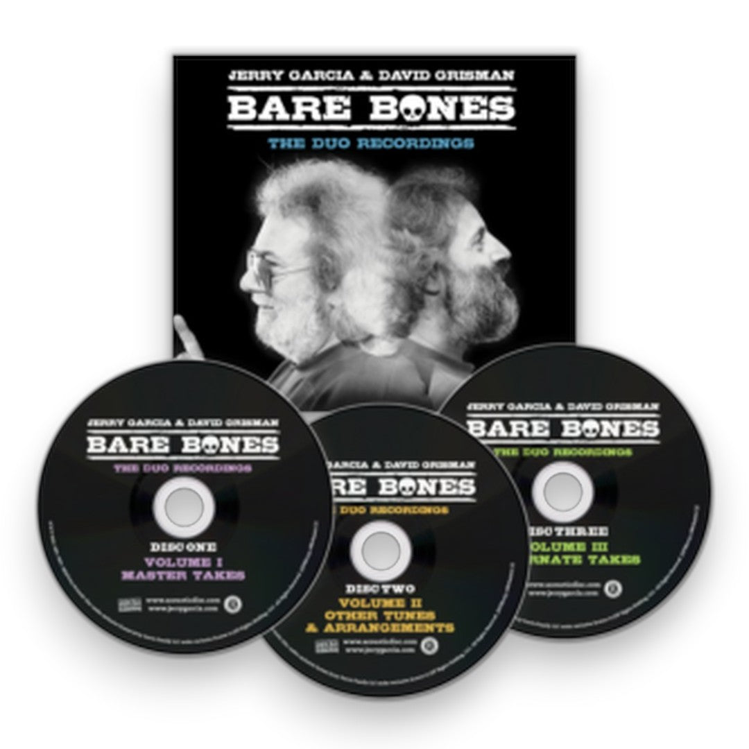 Jerry Garcia & David Grisman – Bare Bones (3-CD) - Front