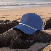 Jerry Garcia Embroidered Hand Corduroy Rope Cap - Royal