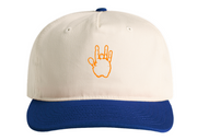 Jerry Garcia Embroidered Hand Two-Tone Cap - Natural/Royal