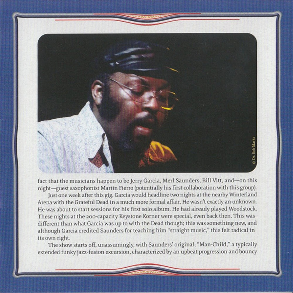 Jerry Garcia – GarciaLive Vol. 15: May 21st, 1971 Keystone Korner (2-CD) - Packaging