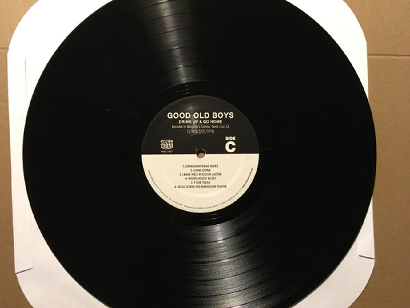 Jerry Garcia / Good Ole Boys - Drink Up And Go Home: Live At Margarita's Cantina 2/20/75 & 2/21/75 (2-LP Vinyl) - Side View