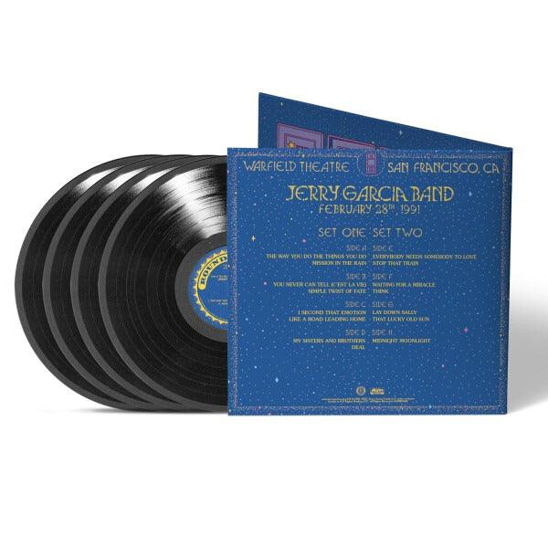 Jerry Garcia – Live At The Warfield: February 28th, 1991 (4-LP Vinyl) - Detail
