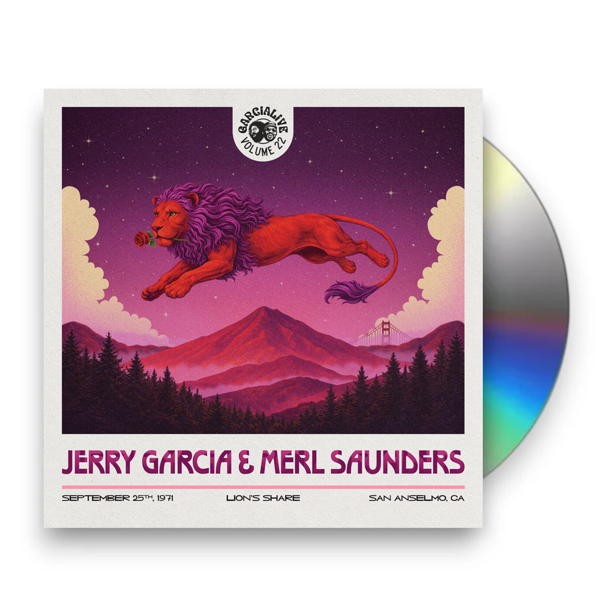 Jerry Garcia & Merl Saunders – GarciaLive Volume 22: September 25th, 1971 Lion's Share (2-CD) - Front