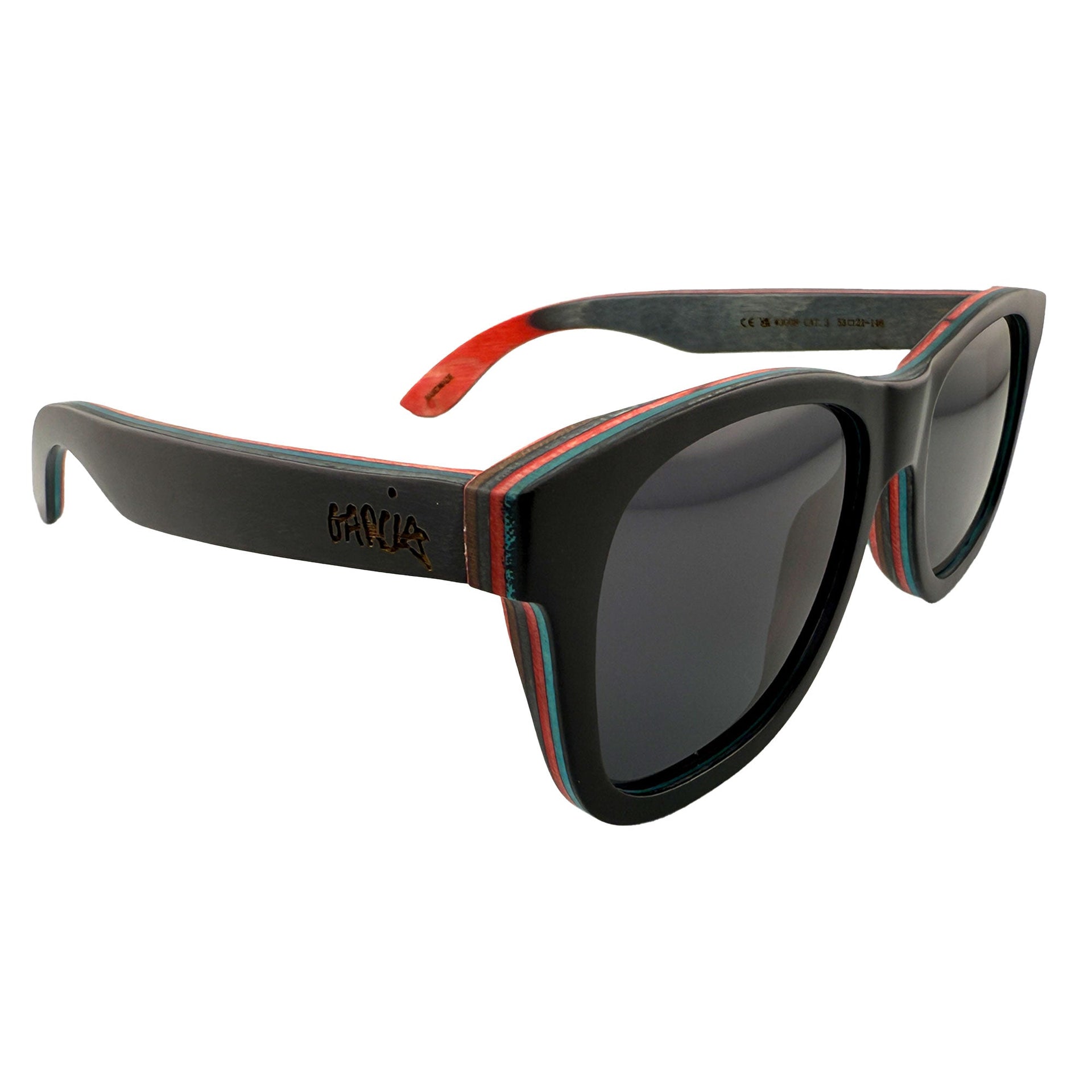 Jerry Garcia Polarized Sunglasses (The Traveler) | Black / Black