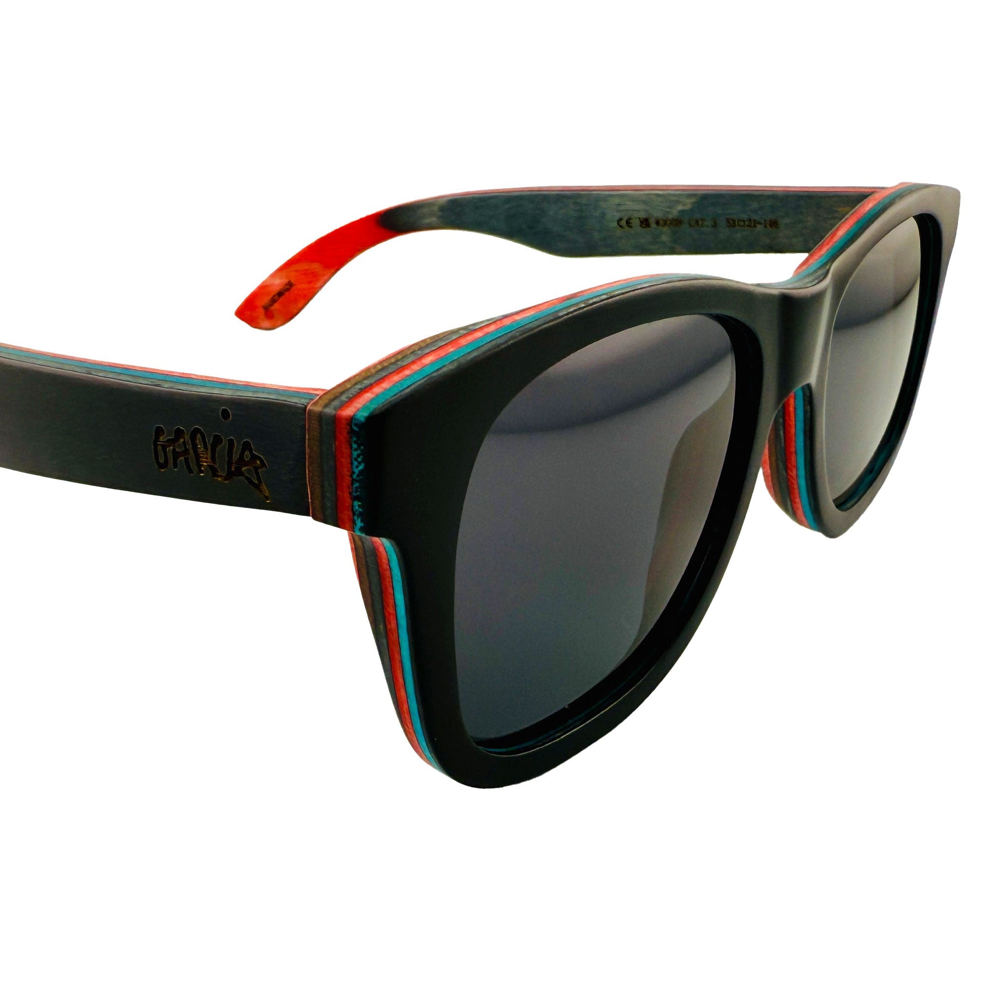 Jerry Garcia Polarized Sunglasses (The Traveler) | Black / Black
