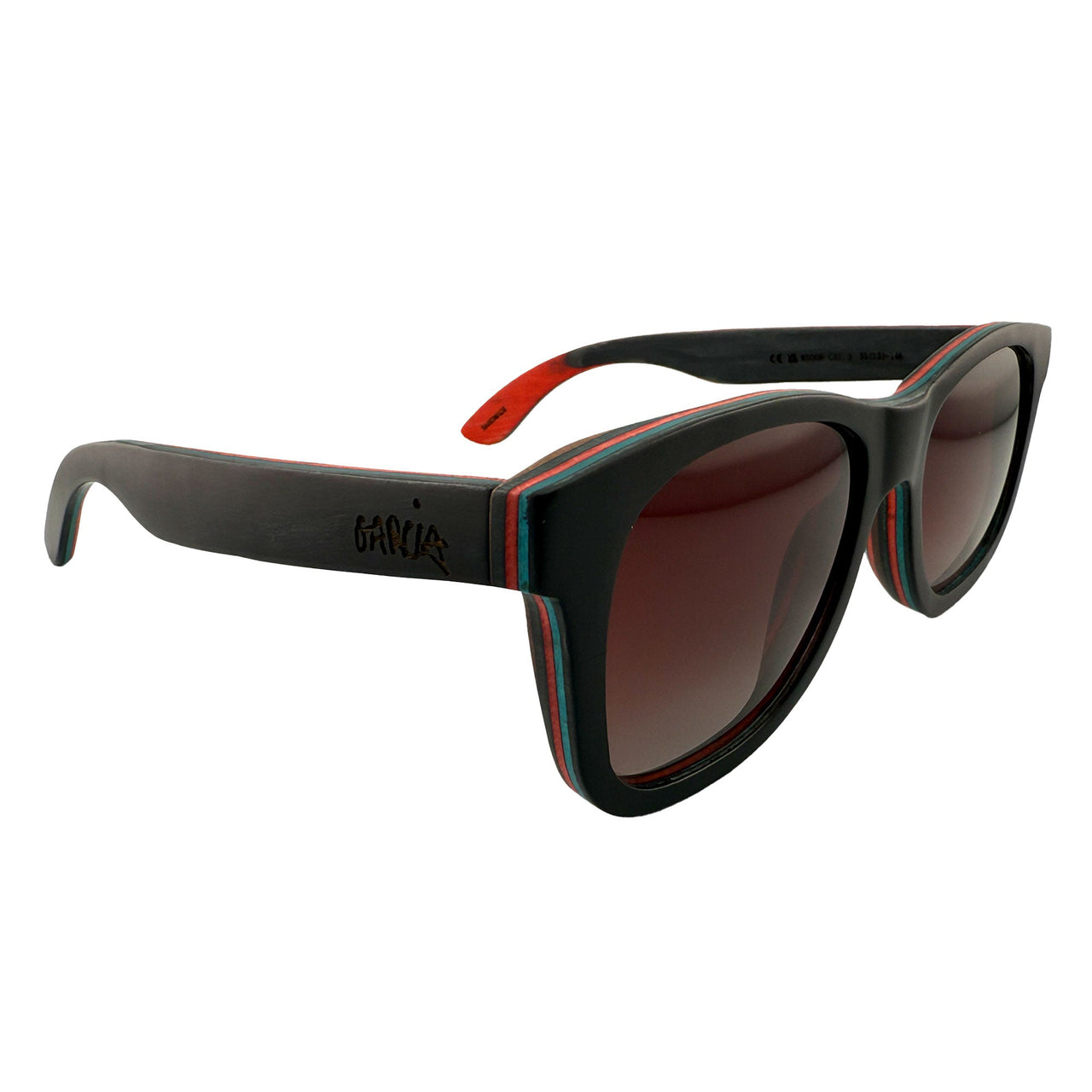 Jerry Garcia Polarized Sunglasses (The Traveler) | Black / Rose