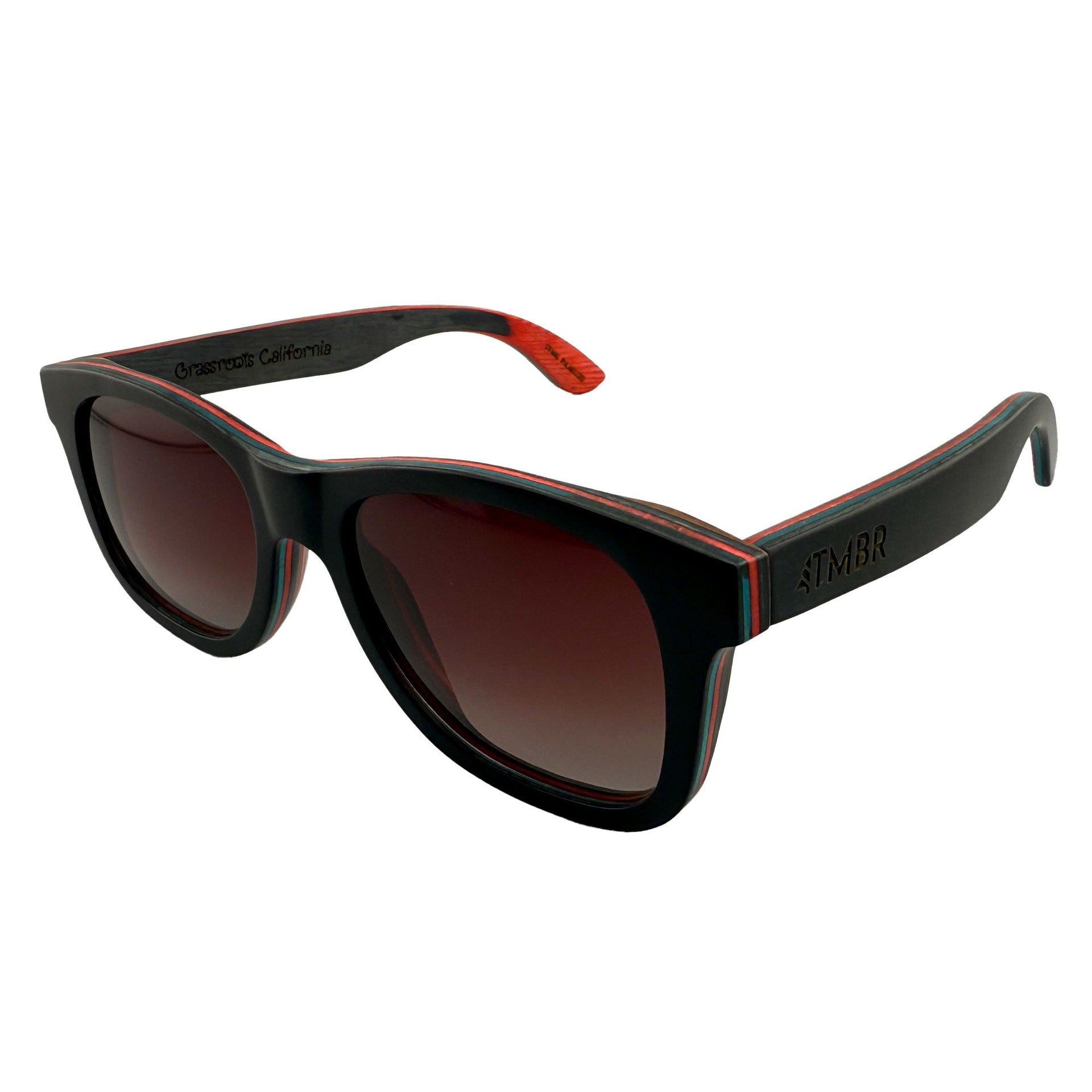 Jerry Garcia Polarized Sunglasses (The Traveler) | Black / Rose