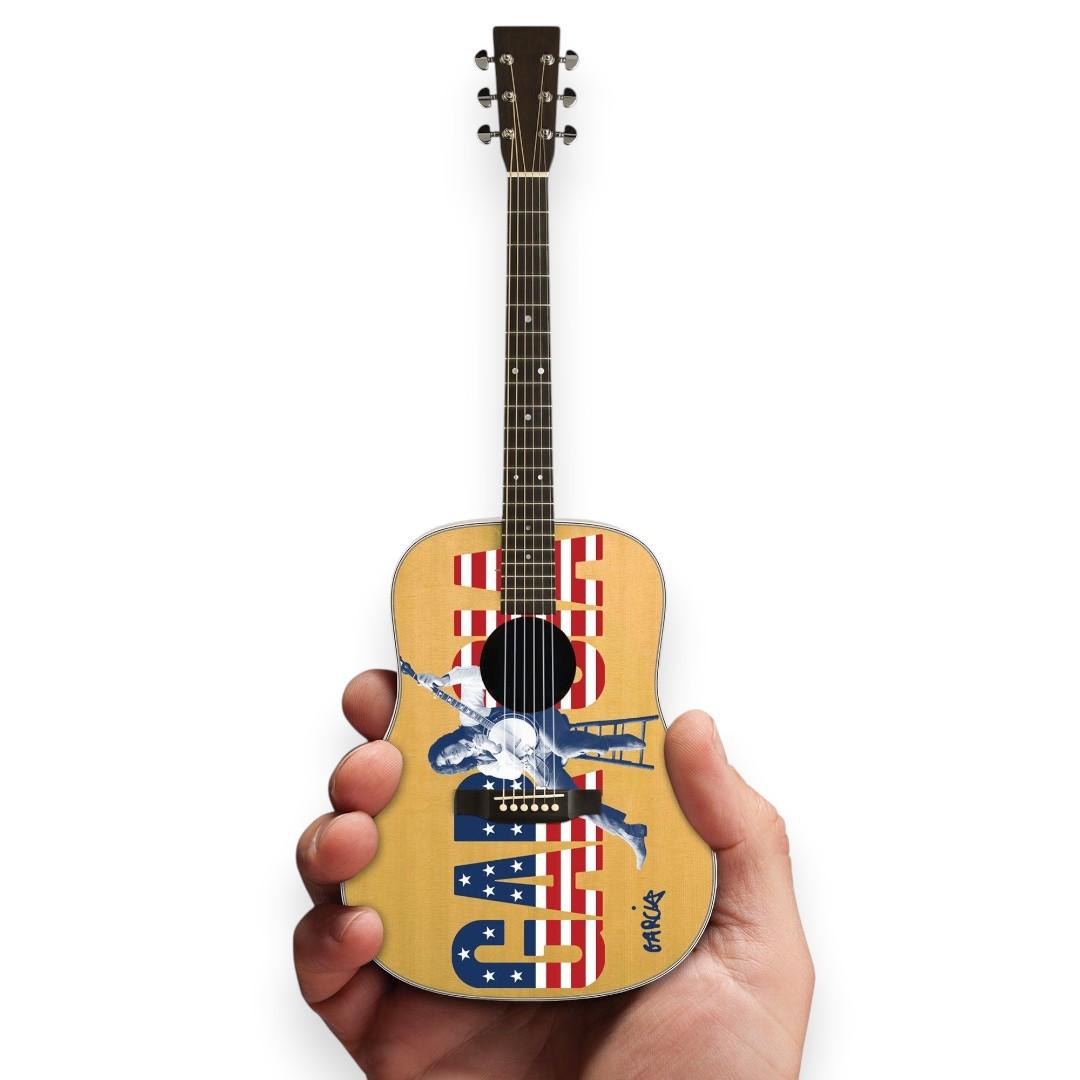 Jerry Garcia "USA Art Flag" Acoustic Mini Guitar