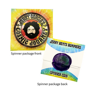 Jerry Garcia's Cosmic Journey Brass Divination Spinner - Back