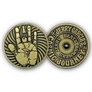 Jerry Garcia's Cosmic Journey Brass Divination Spinner - Front