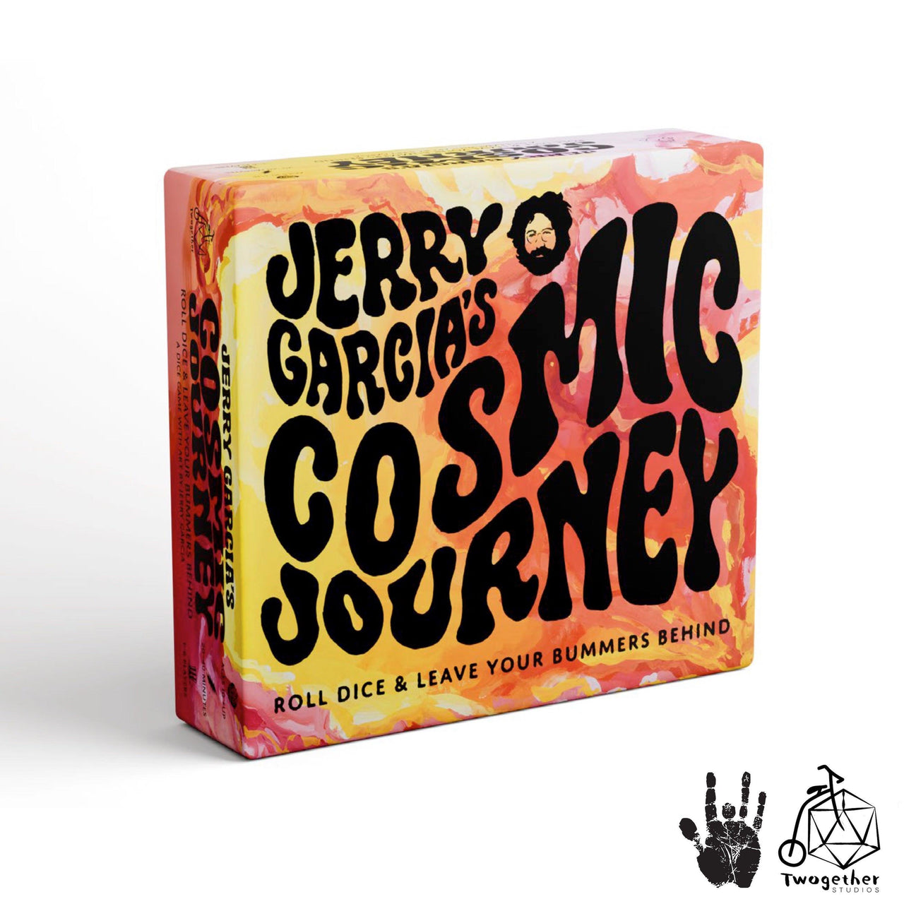 Jerry Garcia's Cosmic Journey Dice Game: Jerry Beats Bummers Gift Set - Back