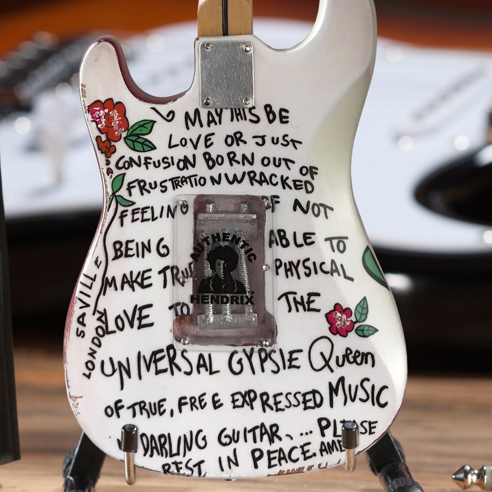 Jimi Hendrix Fender Stratocaster Mini Guitars (Set of 3)