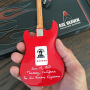 Jimi Hendrix Fender Stratocaster Monterey Mini Guitar