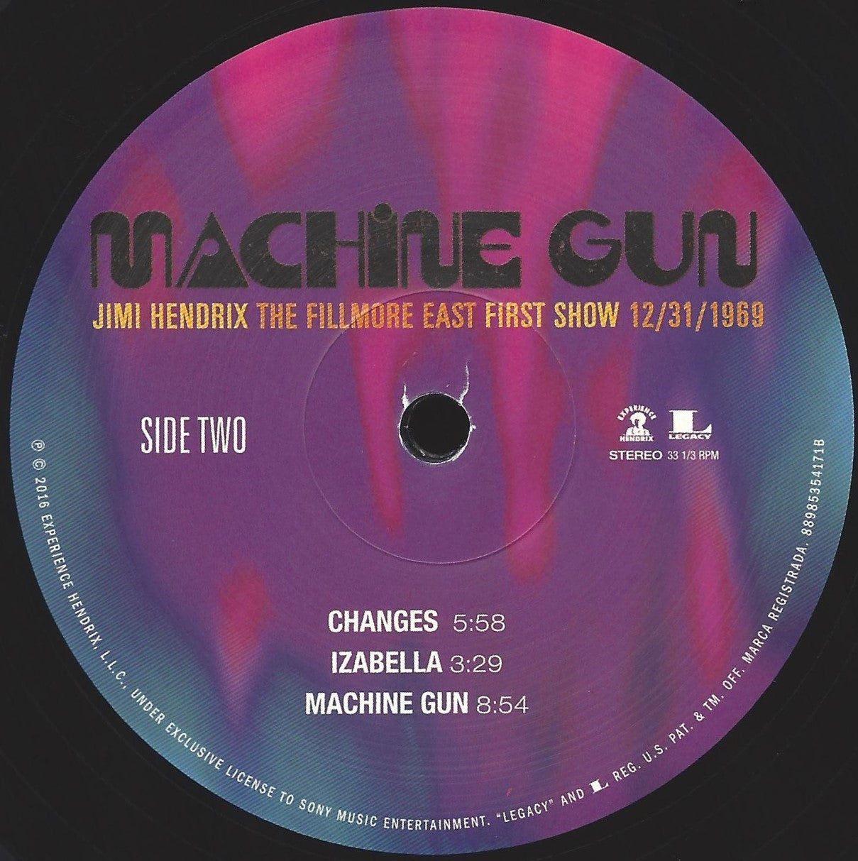 Jimi Hendrix – Machine Gun: Live At The Fillmore East 12/31/1969 (2-LP Vinyl) - Close-Up