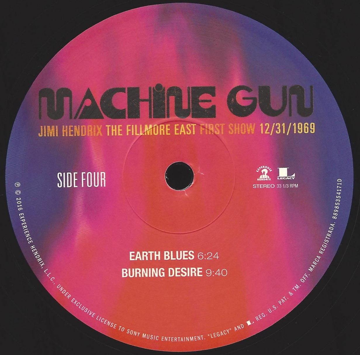 Jimi Hendrix – Machine Gun: Live At The Fillmore East 12/31/1969 (2-LP Vinyl) - Additional View