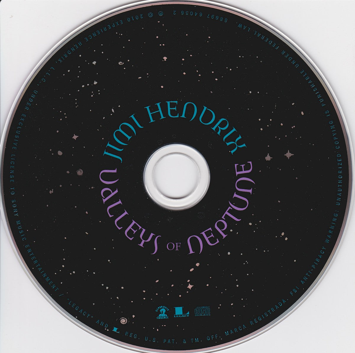 Jimi Hendrix – Valleys Of Neptune (CD) - Alternate View