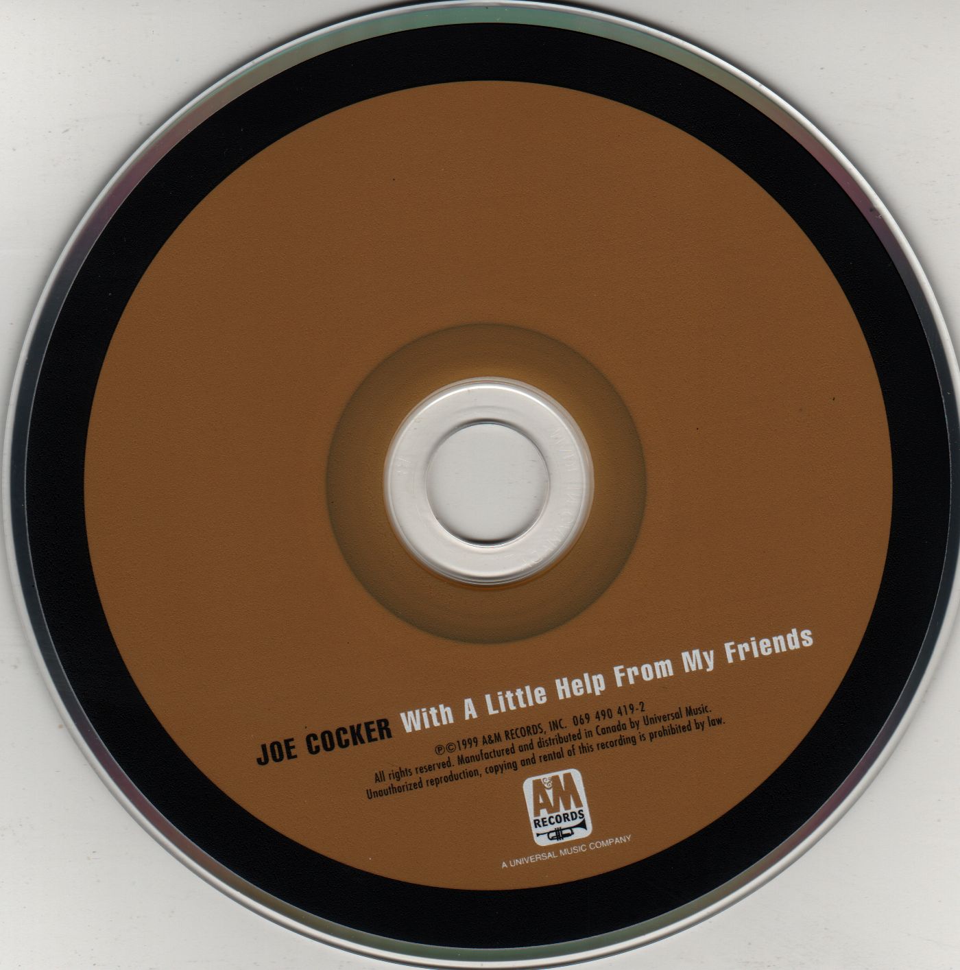 Joe Cocker – With a Little Help from My Friends (CD) - Alternate View