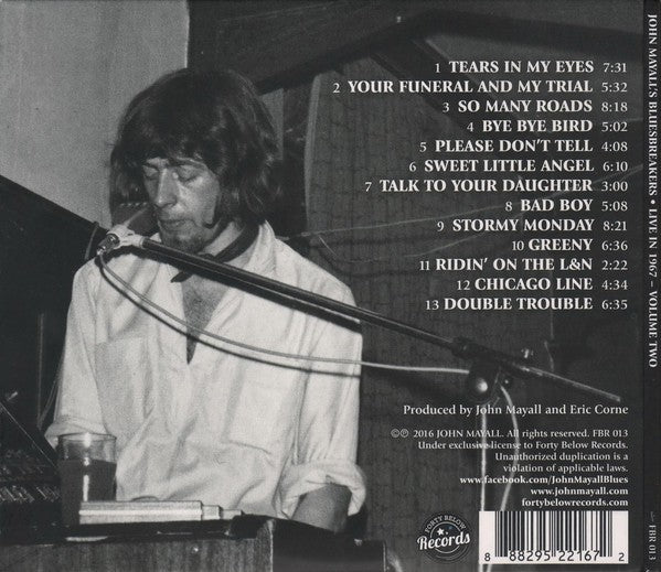 John Mayall / Blues Breakers – Live in 1967- Volume 2 (CD)