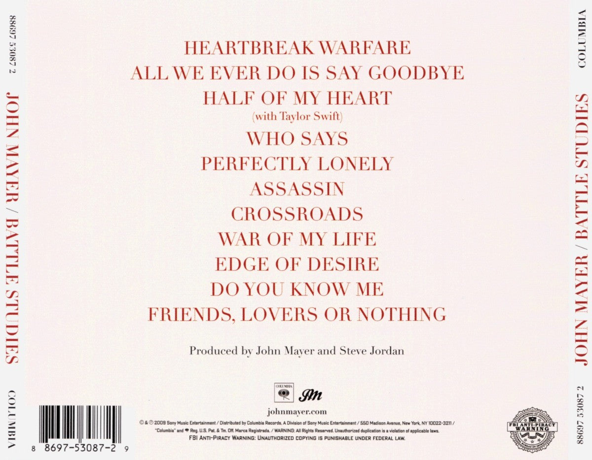 John Mayer – Battle Studies (CD) - Detail